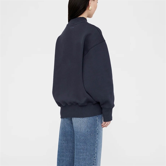 Anine Bing Bradie Sweatshirt, Navy 